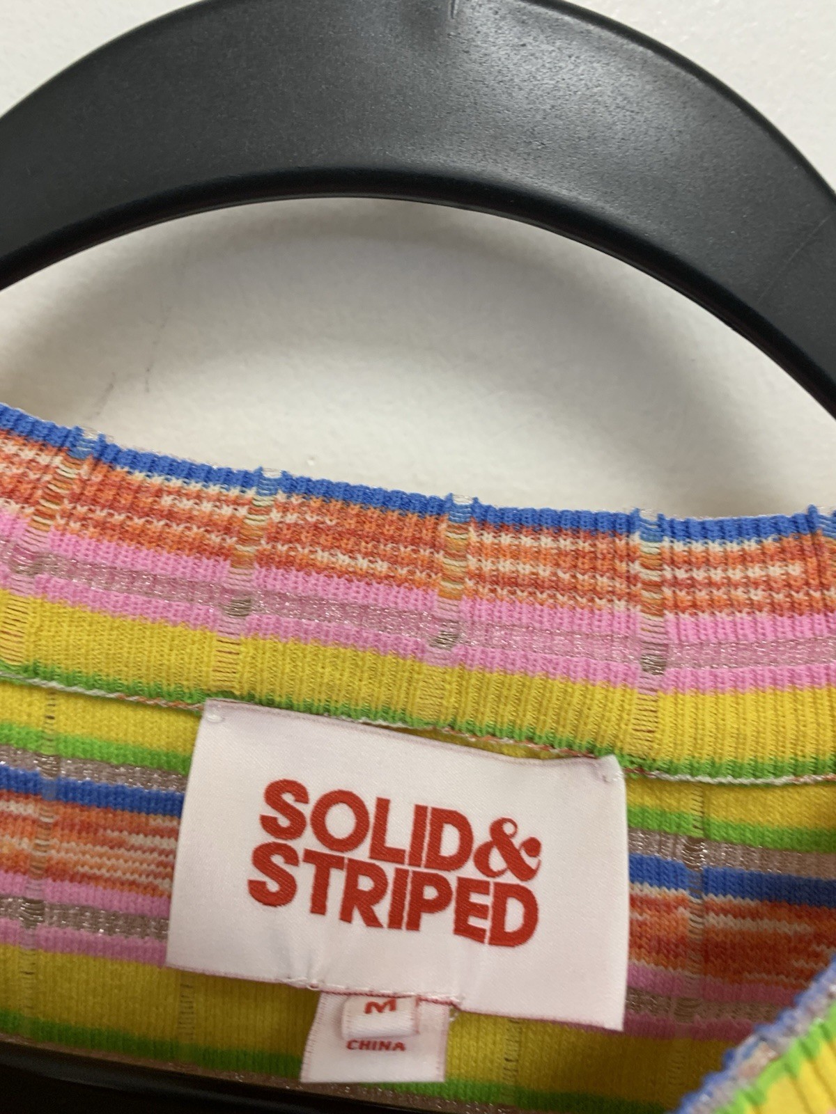 SOLID & STRIPED Max Sweater M Random Spacedye Mul… - image 2