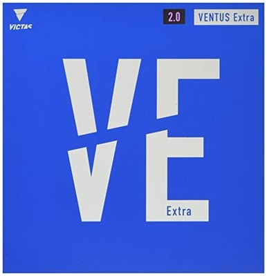 VICTAS VENTUS Extra Table Tennis Rubber Black 0020 MAX 200030 NEW