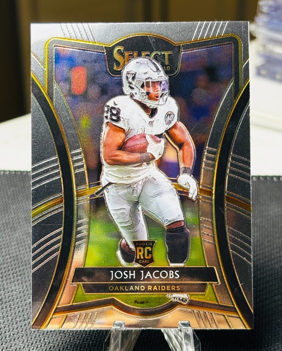 2019 Panini Select - Premier Level Josh Jacobs #151 Silver Prizm (RC)