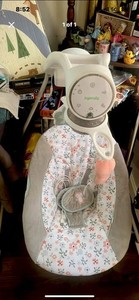 Ingenuity InLighten Soothing Swing Nature Sounds, Lights Nally the Owl