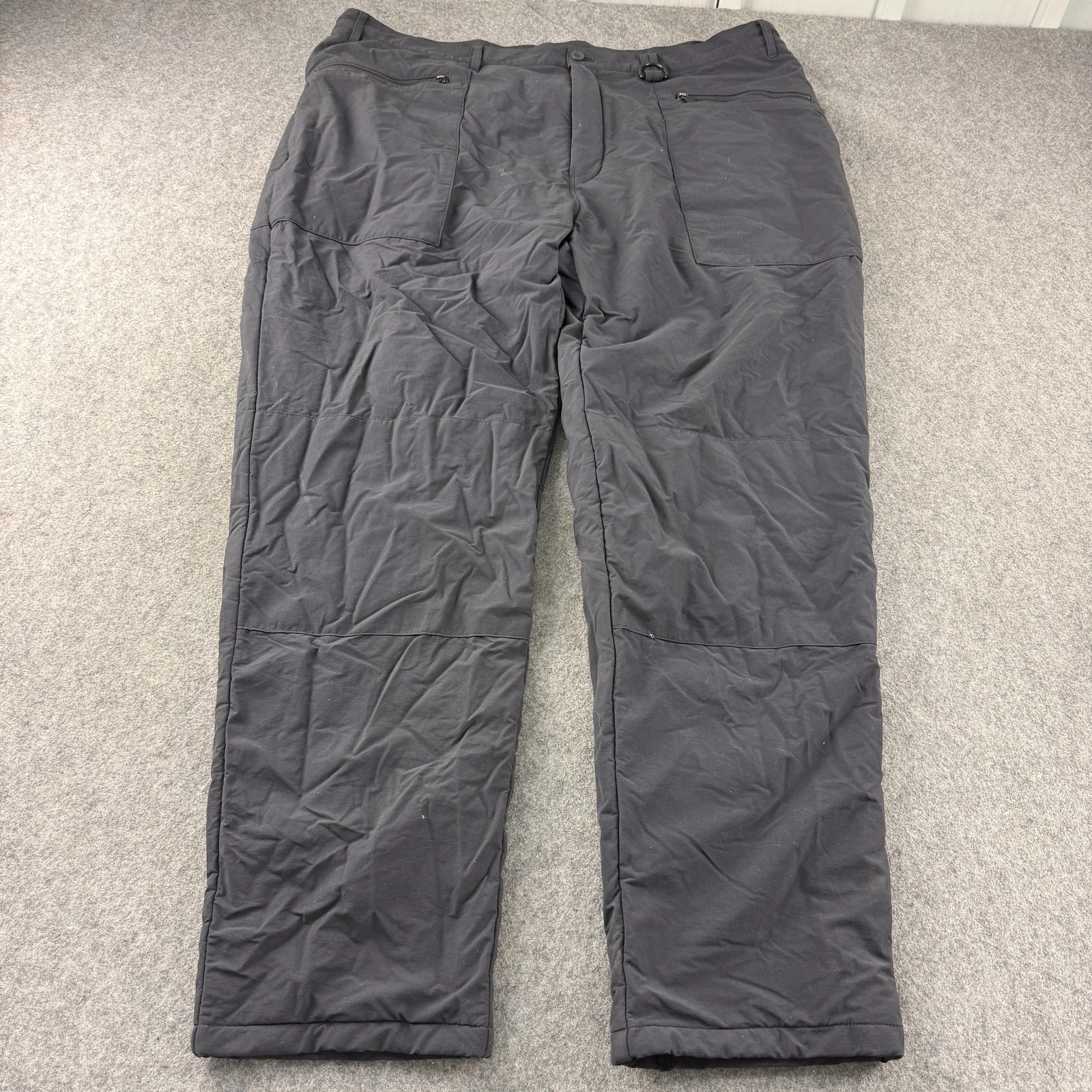 Rohan Winter Stretch Bags Trousers Mens 42R Grey Insulated Softshell Hiking