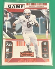 2024 Panini Contenders James Conner No.2 Red Game Ticket Color Match