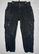 5.11 Tactical Series Pants Cargo Mens 38 Black Relaxed Ripstop Combat Gear