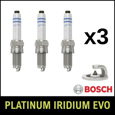 3x Spark Plugs Fits SKODA OCTAVIA RAPID SCALA 5E 1.0 8255411420