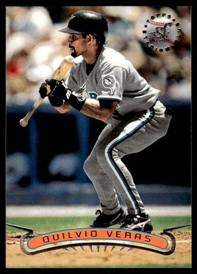 Quilvio Veras 1996 Stadium Club #344 Marlins MLB READ FREE SHIPPING AutographDen