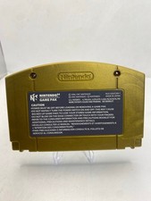 The Legend Of Zelda Majoras Mask Holographic Gold Edition N64 Nintendo 64 minty