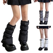 Thermal Cotton Leg Warmers For Women Winter Use Comfortable Leg Sleeves