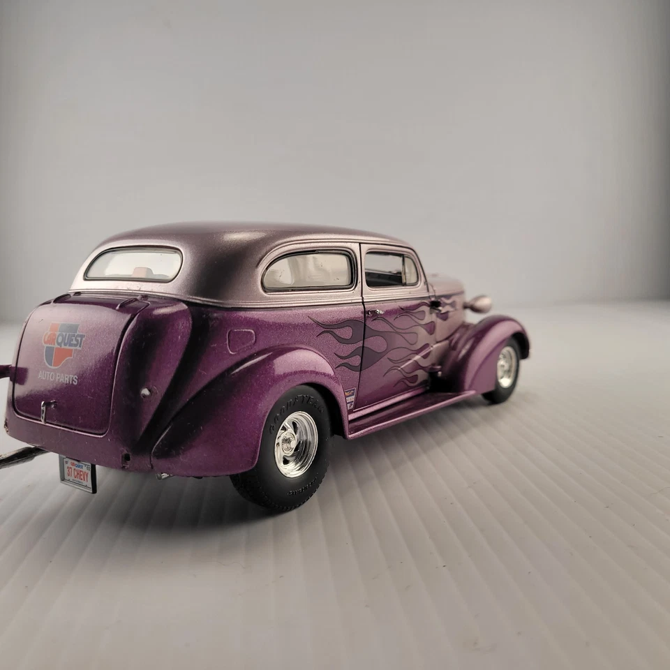 37 CHEVY SEDAN DIE-CAST STREET ROD FIRST GEAR CARQUEST AUTO PARTS 2002⚛️ - Image 3 of 4