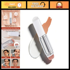 Color Changing Foundation Stick - 2-in-1 Skin Matching Makeup with Brush, Lightw