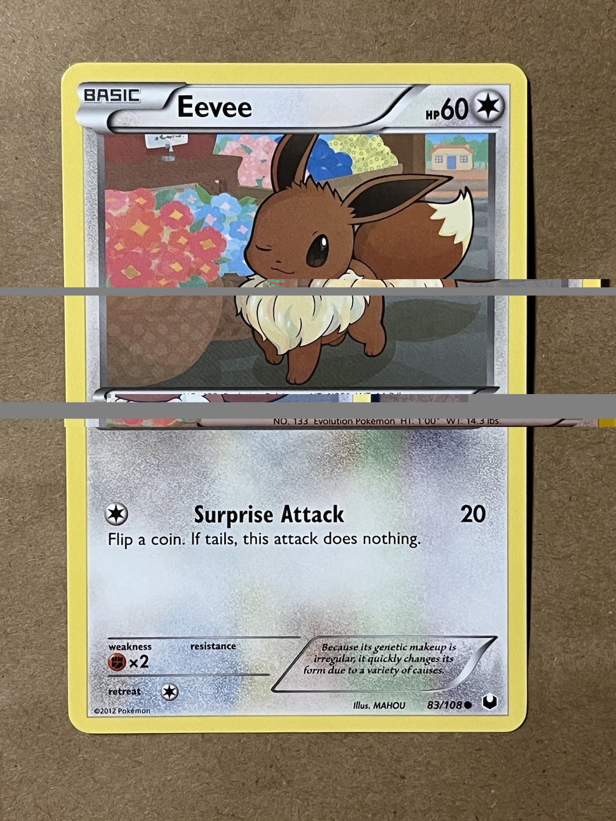 Eevee 83/108 Dark Explorers Regular