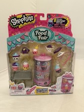 Shopkins Food Fair Cupcake Collection with Sweet Treat Display Case Brand New
