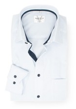 Marvelis men's business shirt long sleeve non-iron modern fit, pattern, New Kent