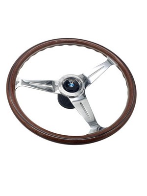 NARDI Wood Steering Wheel With Boss Kit 390mm 15.35'' for BMW E32 7 Series 87-94