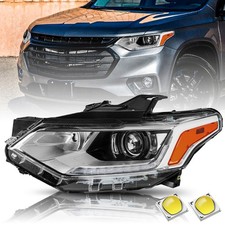 Hidxenon Headlight Wled Drl For 2018-2021 Chevy Traverse Headlamp Driver Side