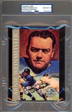 Arnie Weinmeister Gem Mint 10 PSA DNA Signed 1998 HOF Signature Series Auto 2