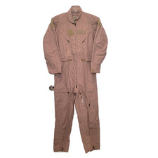 NEW Genuine US AIR FORCE Tan Nomex Fire Resistant Flight Suit CWU-27/P Size 42L