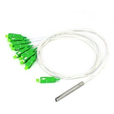 SC/APC 1X8 Fibre Splitter Steel Tube PLC Splitter 1x8 Optical Fiber PLC Splitter