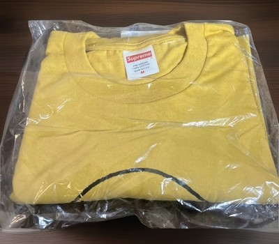 SUPREME SKELETON TEE MUSTARD SIZE MEDIUM FW23 WEEK 1 AUTHENTIC 