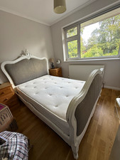 Antique French Louis XIV style double bed