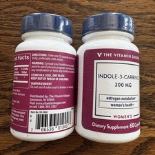 The Vitamin Shoppe Indole-3-Carbinol 200 mg Women's Health 120 Caps Bb 2026 Set