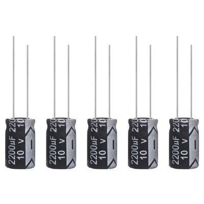 Capacitors 2200uF 10V Elkos Capacitor 2200µF 10V Aluminium Electrolytic Capac...