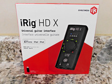 IK Multimedia iRig HD X next-level guitar interface for iOS and Mac/PC