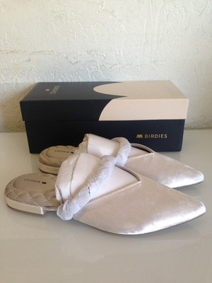 Birdies The Swan Snow Crystal Bracelet Velvet Slip On - Choose Size