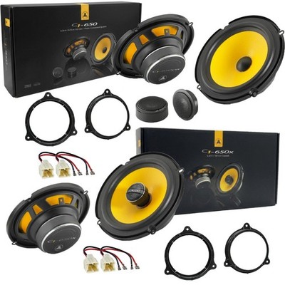 JL Audio Kit 6 Lautsprecher Front & Heck für Renault Megane IV 6,5'' 4Ω Gelb