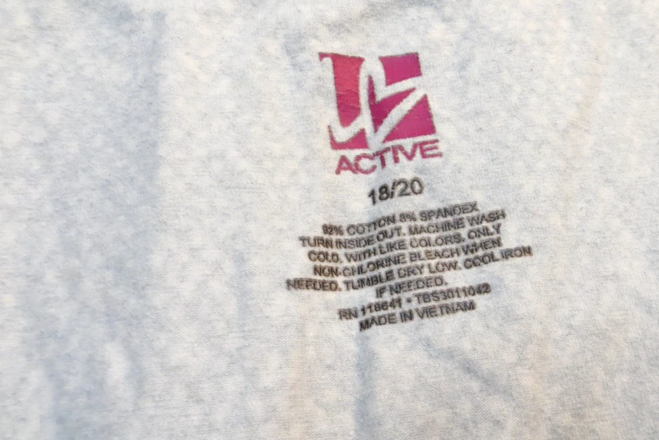 Camiseta sin mangas Lane Bryant LB Active para mujer 18/20 negra blanca ropa deportiva elástica Foto 2 de 4