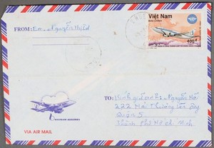 MayfairStamps Viet Nam 1995 Civil Aviation Anniversary Cover cca_00819