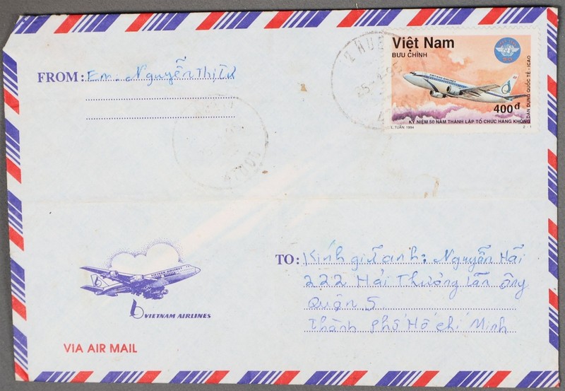 MayfairStamps Viet Nam 1995 Civil Aviation Anniversary Cover cca_00819