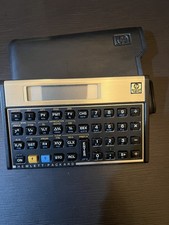 Vintage HP 12C Financial Calculator w/Original Cover Made in USA Nice Condition