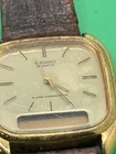 Vintage Seiko Quartz Alarm Chronograph H449-5109 Watch For Parts Repair