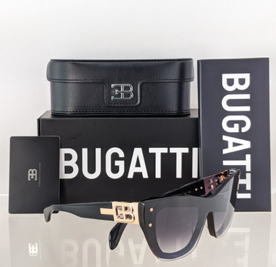 New Authentic BUGATTI Sunglasses Model 48L BK JAPAN Black 