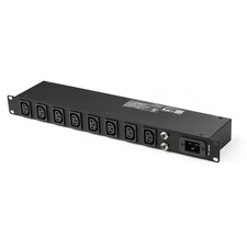 StarTech 8-Port Rack-Mount PDU with C13 Outlets  10ft Power Cord