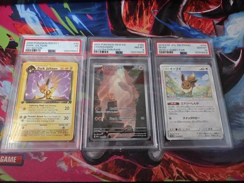 Pokémon Charmander Illustration 2023 Scarlet & Violet 151  PSA 8 + XTRA