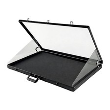 Vitrine für Sammelkarten, Tischvitrine für Ohrringe und Ringe, Flohmarkt