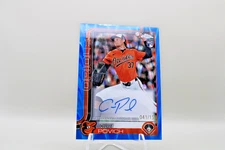 2025 Topps Chrome Rookie Auto Cade Povich #RA-CP Blue RayWave Refractor /150