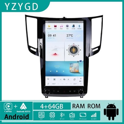 For Infiniti FX FX25 FX35 FX37 QX70 Carplay 2009-2016 Car Radio Player Screen