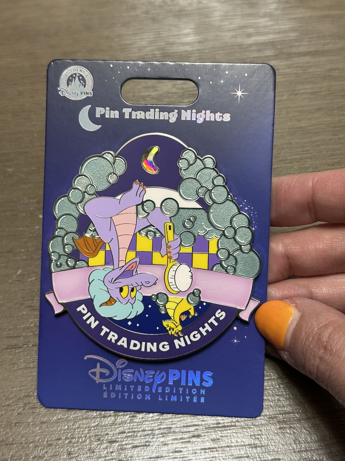2026 Disney Parks Pin Trading Nights Figment Epcot Center Pin LE 500