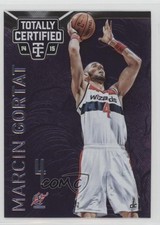 2014-15 Panini Totally Certified Platinum Purple 19/49 Marcin Gortat #84 a3q