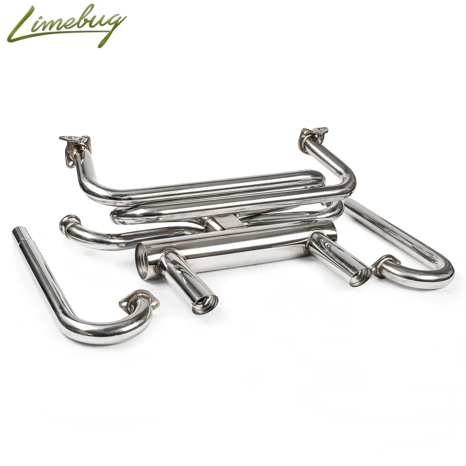 Classic Beetle Limebug Stainless Steel Complete Twin Tip Performance Exhaust VW - Image 1 of 1