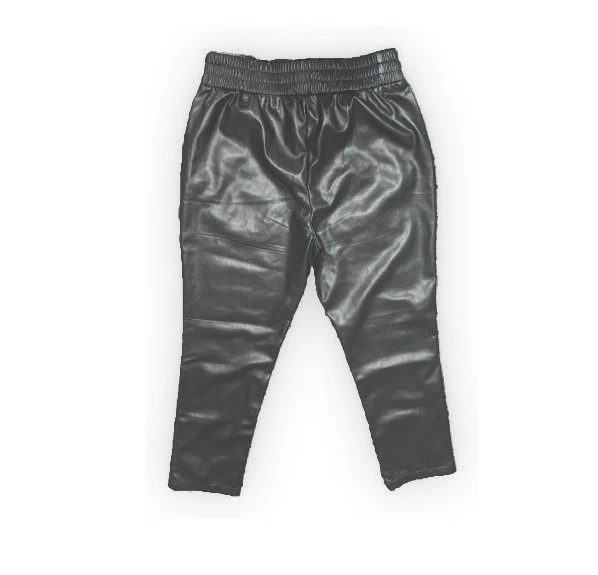 DKNY JEANS Feminino Couro Sintético Elástico Cintura 2 Bolsos Jogger (Preto, Médio) - Imagem 2 de 4