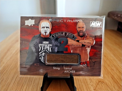 2021 Upper Deck AEW Spectrum - Table for 2 Sting, Lance Archer #T2-10 Relics
