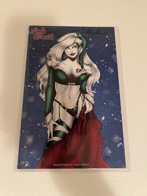 Lady Death Scorched Earth #1 Festive Edition Signed