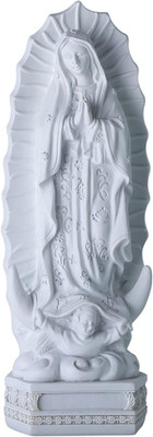 Our Lady of Guadalupe Statue Figurine 8'' H Virgen De Guadalupes Mary Figurine St