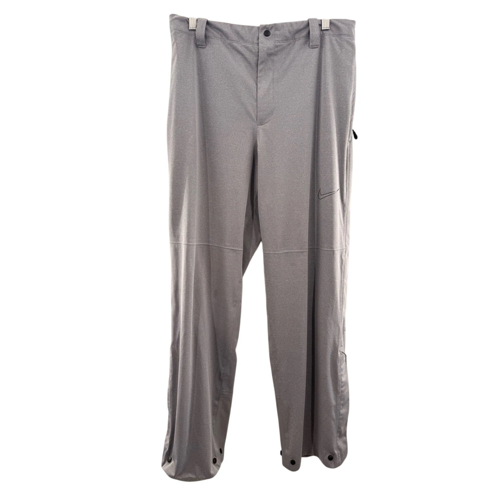 Nike Golf Men’s Storm-FIT Performance Wear Waterproof Rain Pants Gray Size Med