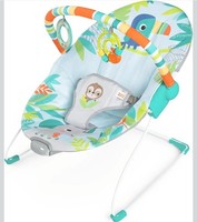 Bright Starts Rainforest Vibes Soothing Vibrations Baby Bouncer Infant Seat