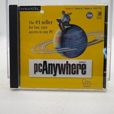Symantec pcAnywhere Version 9.0 Windows 98 95 NT Vintage Software CD-ROM 1999