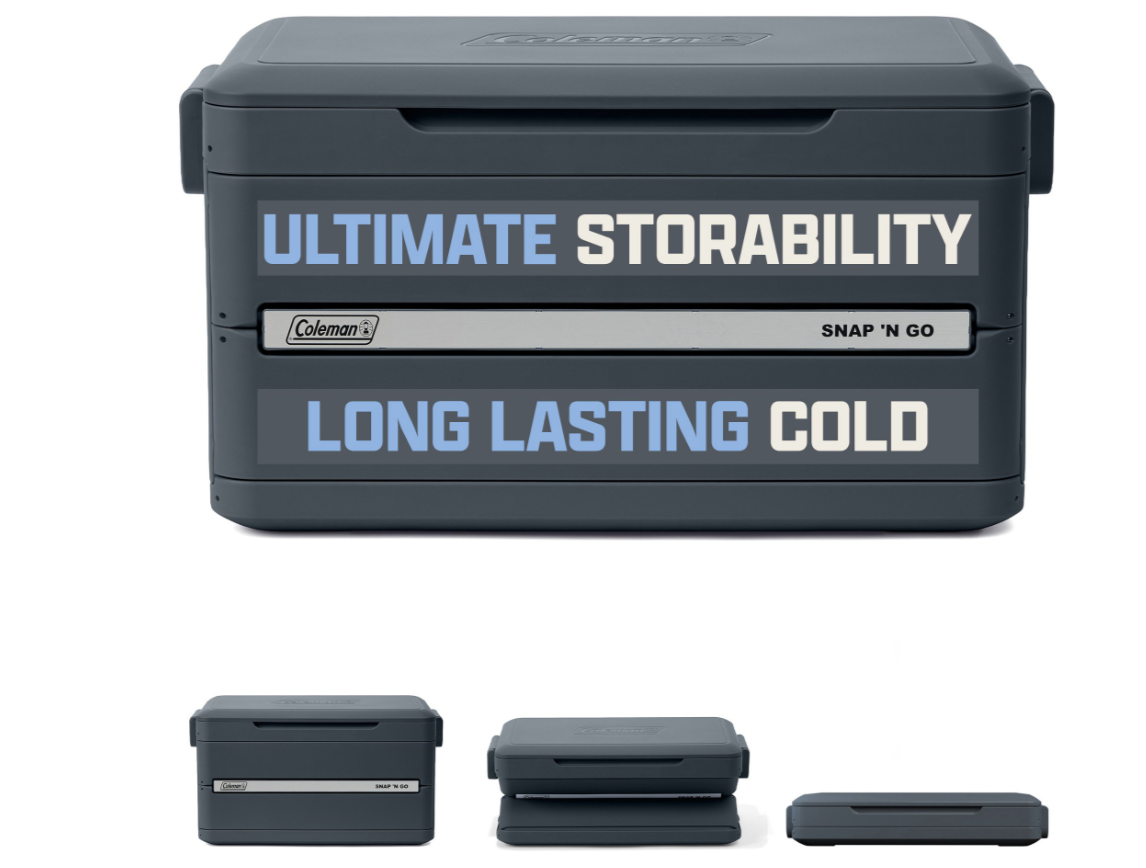 BIG SALE ] Coleman Snap 'N Go 55-Quart Collapsible Hard Cooler